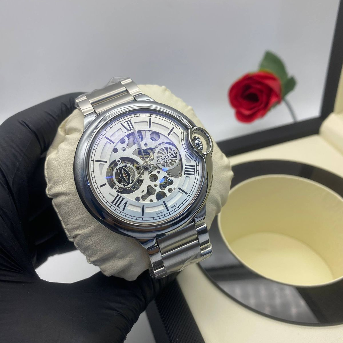 Cartier Ballon Bleu Squelette Automatique