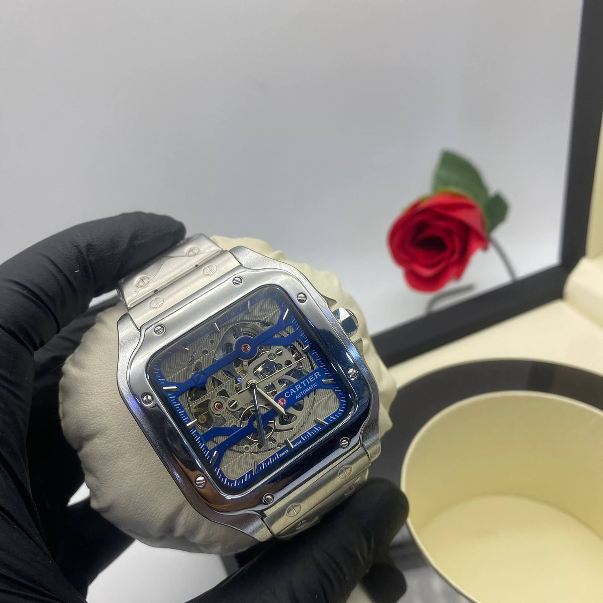 Cartier Santos Homme Squelette Automatique